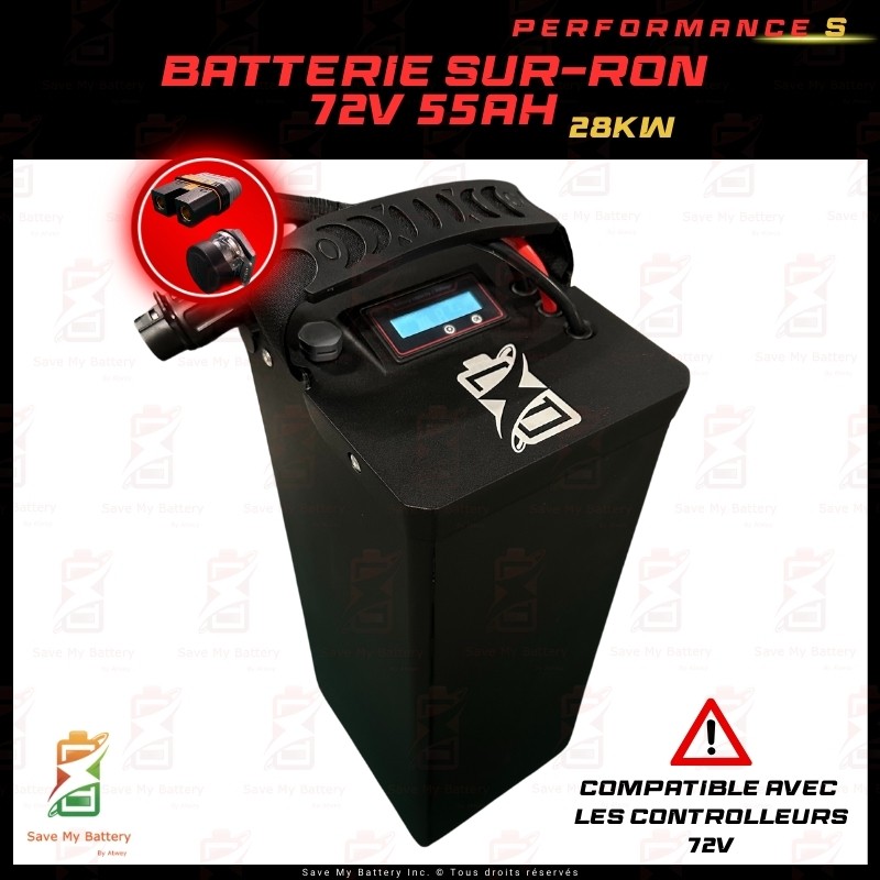 surron-akku-light-bee-72v 55Ah-leistung-samsung-50s