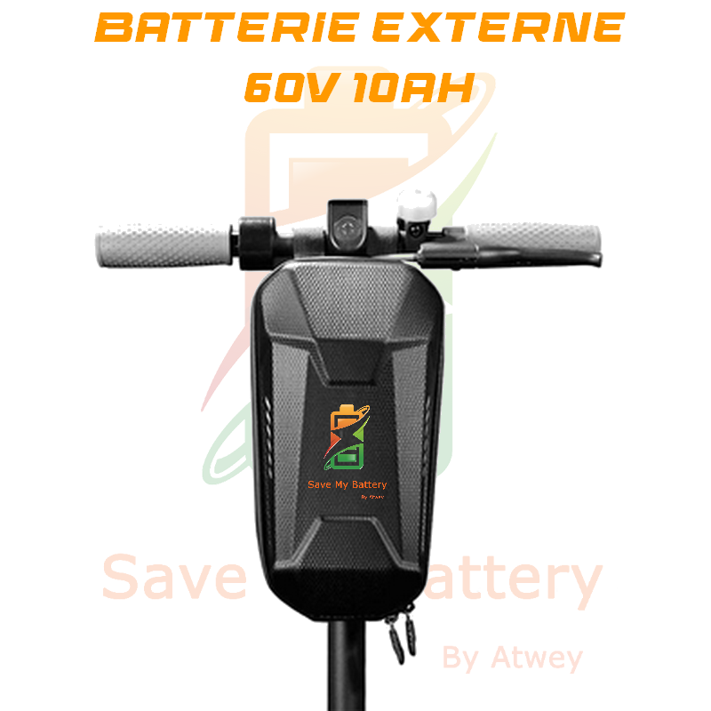 Batterie externe 60V 10Ah en Sacoche 3L - Save My Battery