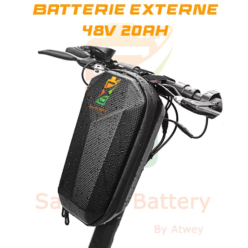 Batterie externe 48V 20Ah en Sacoche 4L - Save My Battery