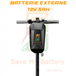 external battery-72v-5ah-sacoche-2l-to-trottinette-electric